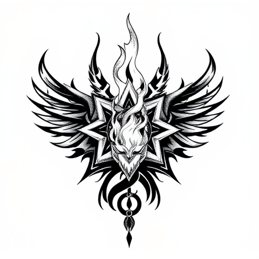 Silver Fire’s Embrace Tattoo idea