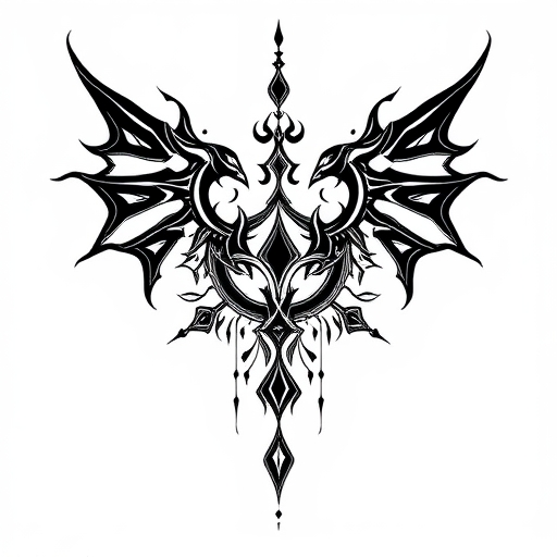 Whispers of the Vengeful Flame’s Path Tattoo idea