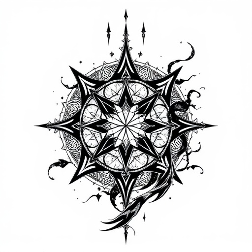 Crimson Fire’s Shadow of Time Tattoo idea