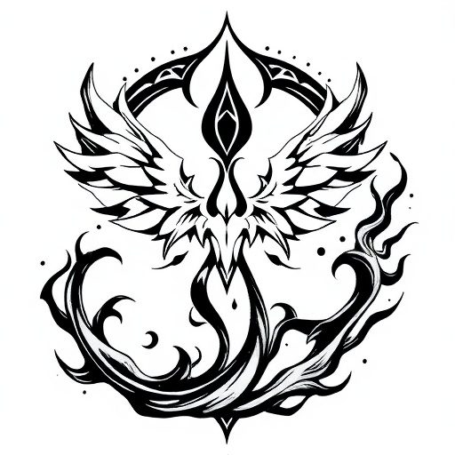 Whispers of Eternal Fire Tattoo idea