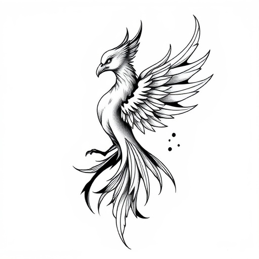 Whispers of Eternal Phoenix’s Breath Tattoo idea