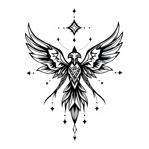 Celestial Echo Tattoo idea