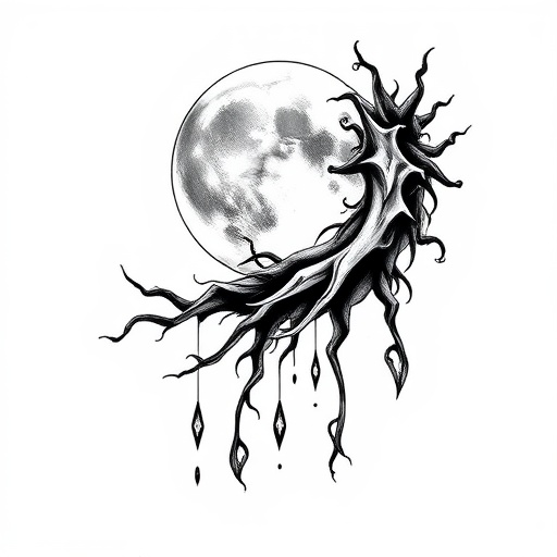 Moonlit Tears of Hope Tattoo idea