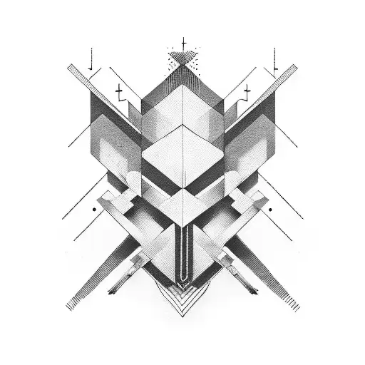 Abstract Geometry Cyberpunk