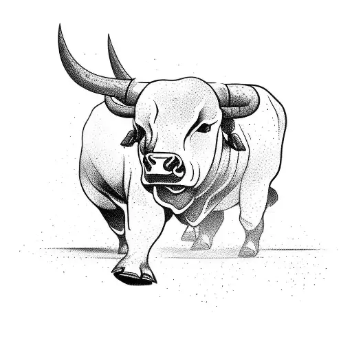 Bull And Bear Fighting In A Stock Market Arena