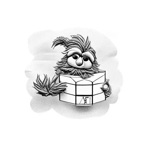 Baby Blocks With Sesame Street And The Letter A