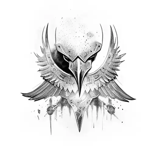 Raven Emblazoned On Medevil Armor