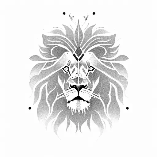 Lion With Religion Signs