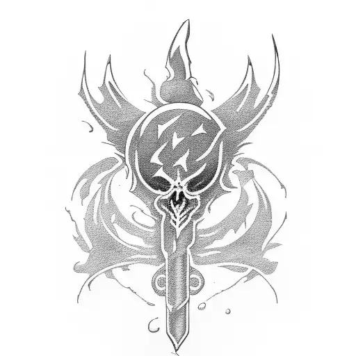 Scythe Sulphur Alchemy Symbol