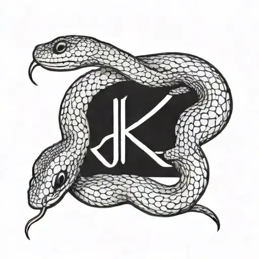 Snake In The Middle Of The Word Karma