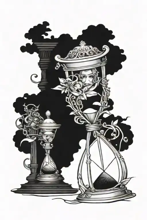Hourglass With Greek Mythology