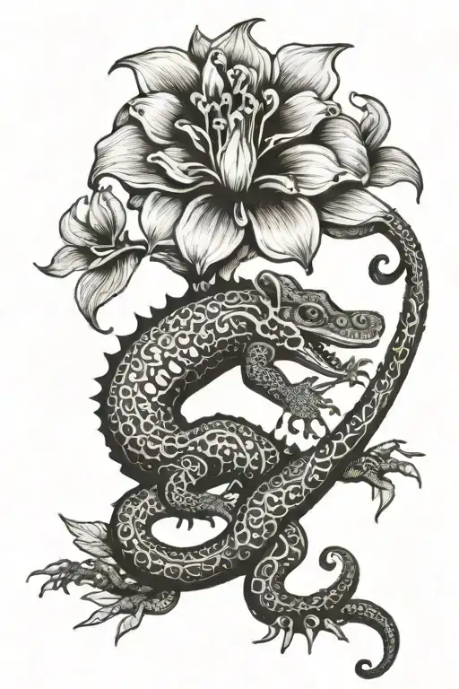 Elephant Gecko Flower