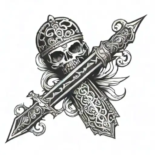 Veni Vidi Vici With Roman Sword Wrapped