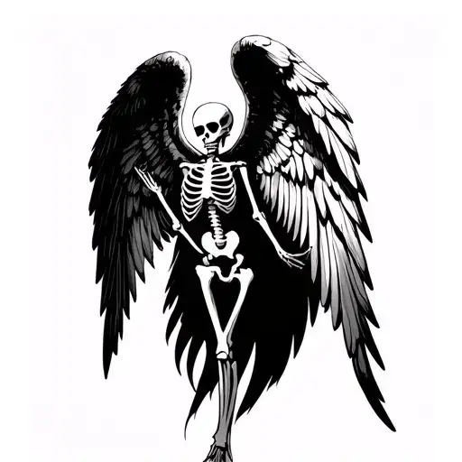 Angel Wings Skeleton