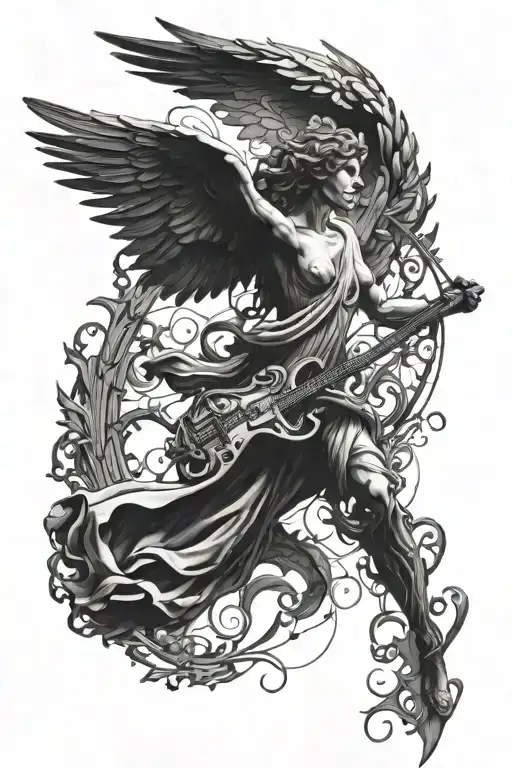 Sculpture Dynamic Angel