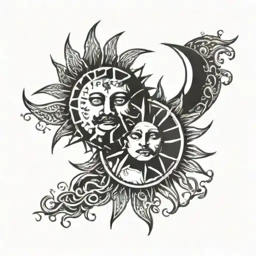 Sun And Moon Seperated