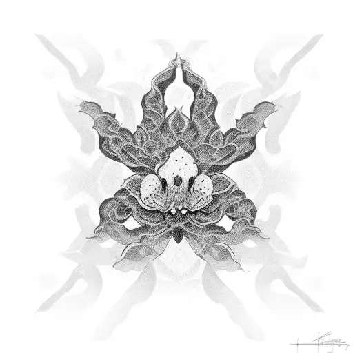 Ornamental Orchid Spider