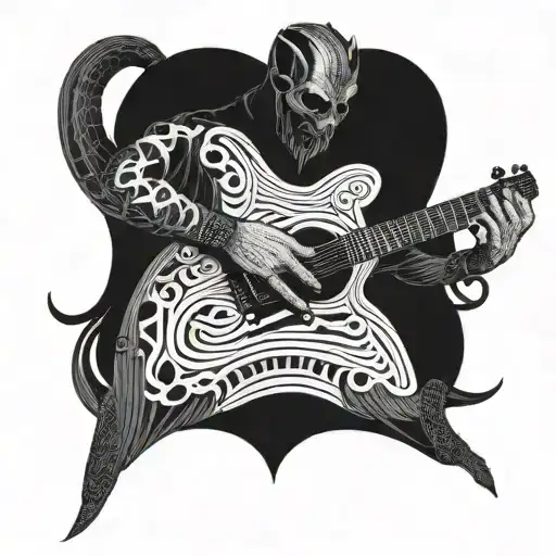 Bluesman Guitar Strings Devil Wing