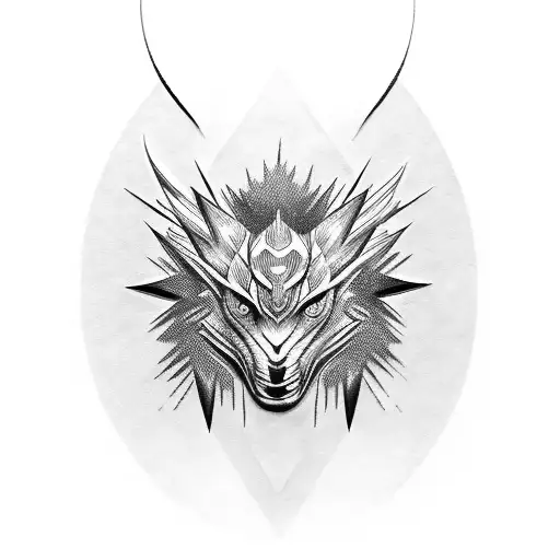 Black Stripe With Spikes