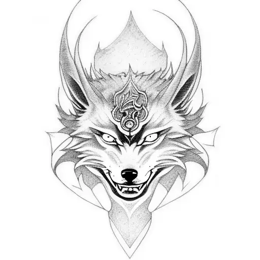 Combine The Anime Berserk Mark And Wolf In A Unique Design