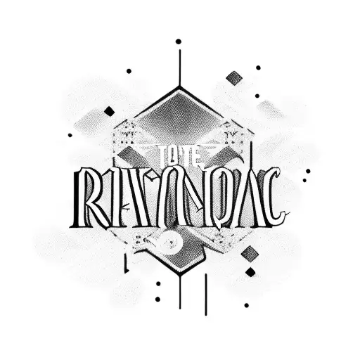 Random Black Stripes Around Text Which Says Uptempo