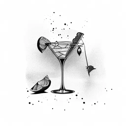 Broken Cocktail Glass