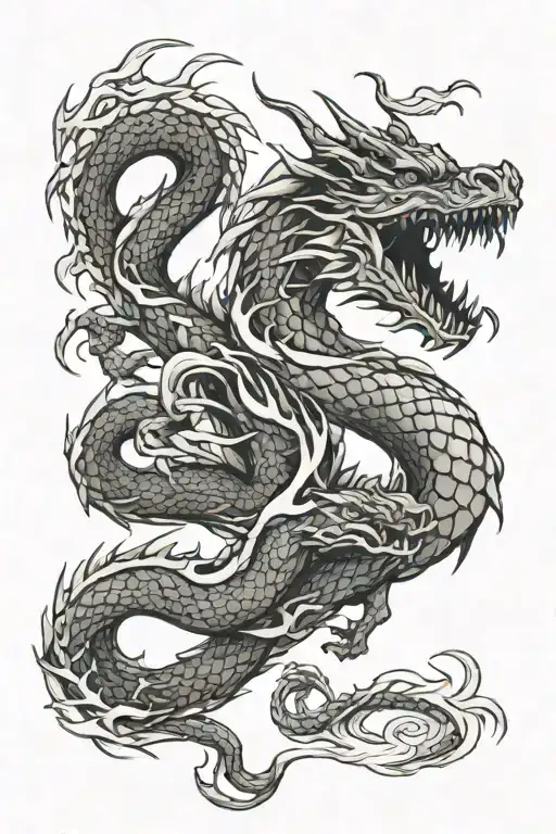 Dragon Breathing Fire