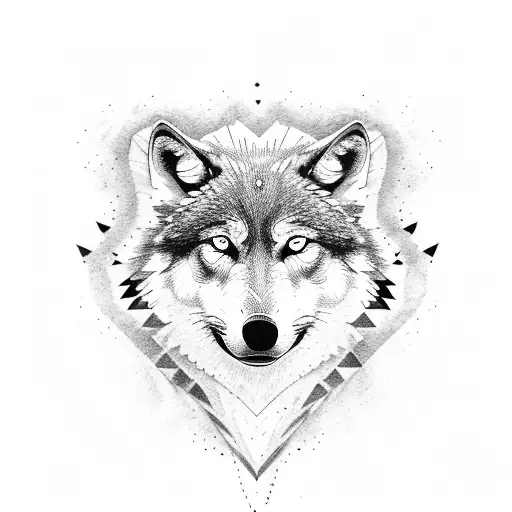 Swimming With A Wolf