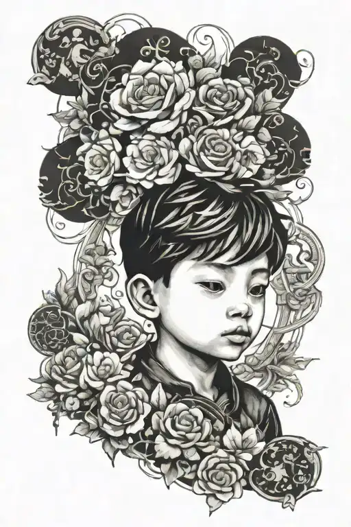 Little Boy Who Dreams Of Wealth