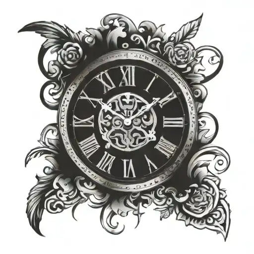 Clock With Roman Numerals 1