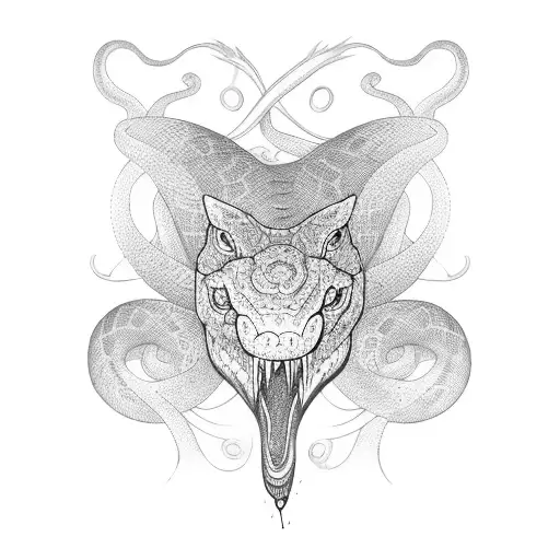 Sexy Dark Large Snake