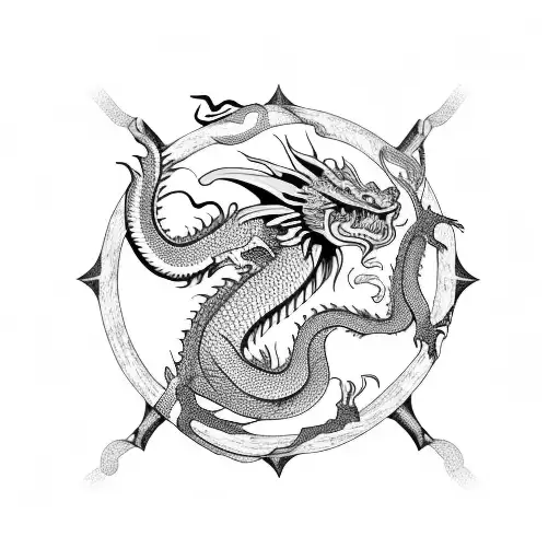 Dr Dragon Eating Its Own Tail Circlecircle