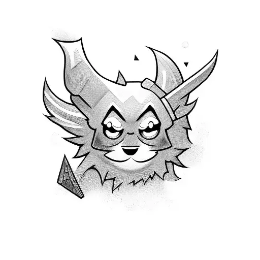 Mix Of Little Characters From Games And Movies