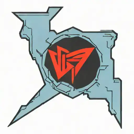 Jedi Symbol Combined Sith Symbol Forming Beneath It