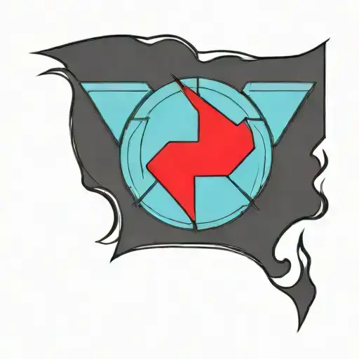 Jedi Symbol With Sith Symbol Forming Beneath It