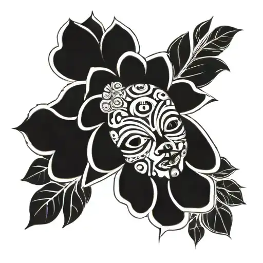 Aztec Child Rose Surrounded