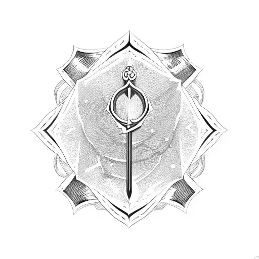 Sword Coming Out Of The Grimoire