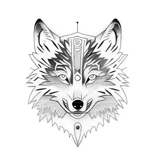 Native Wolf Woman Rose