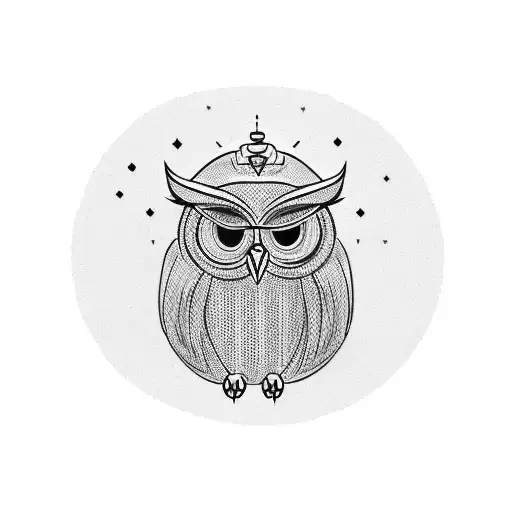 Pocket Watc With Owl