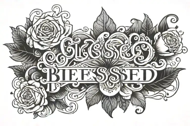 Wrist Cover Up For Word Blessed