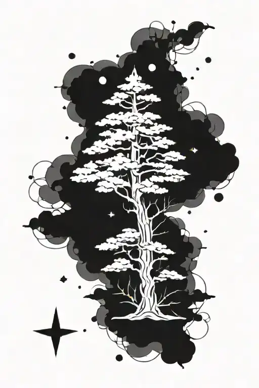 Cosmic Pine Tree