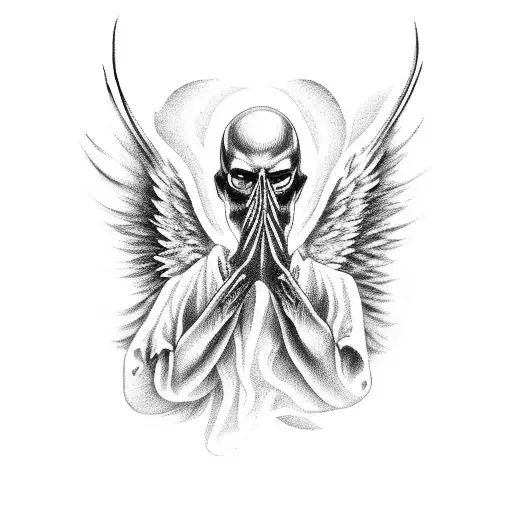 The Hands Of A Fallen Angel In The Form Of An Evil One