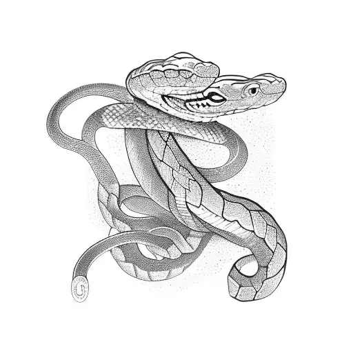 Snake From Elbow To Shoulder Sleeve