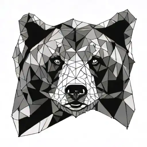 Geometry Bear Head
