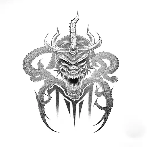 Demon Snake In Jujutsu Kaisen Style