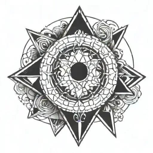 Triangle Circle Surrounding