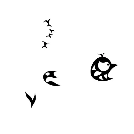 A House With A Bird In It