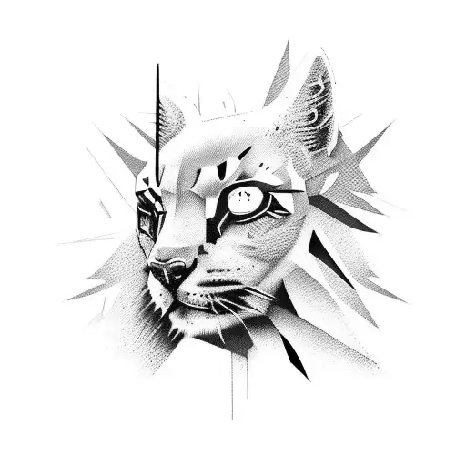 Cyberpunk Savannah Animals Sleeve