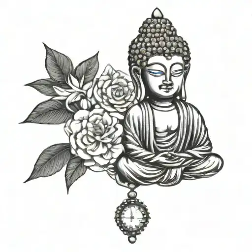 Buddha Clock