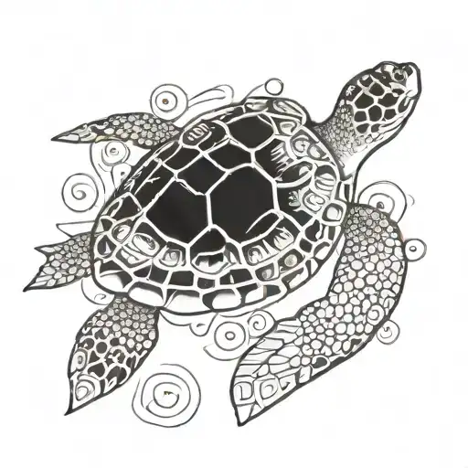 Turtle With Elements Incorporated
